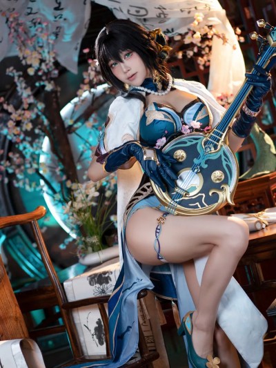 水淼Aqua cosplay Ruan Mei – Honkai:Star Rail