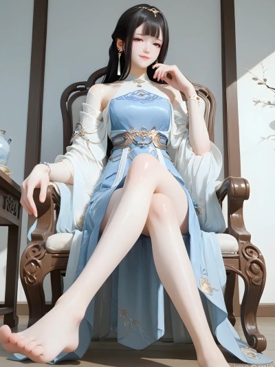 [AI Generated] 国漫–殷紫萍 永劫无间