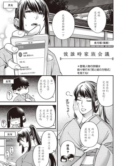 [caoser个人机翻汉化] [日吉ハナ] 彼谁时家族会议 演目『廻夜のケモノ』[中国翻訳]